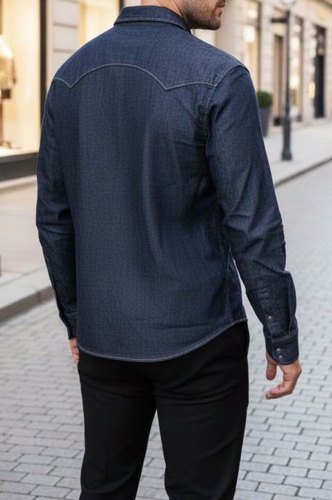 Koszula TORMER INDIGO, Kolor : indygo, IVET.PL - Modna odzież