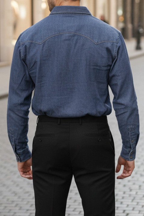 Koszula TORMER NAVY, Kolor : granatowy, IVET.PL - Modna odzież