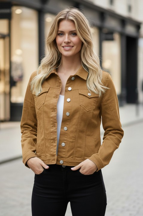 Kurtka KALBA CAMEL, Kolor : jasnobrązowy, IVET.PL - Modna odzież