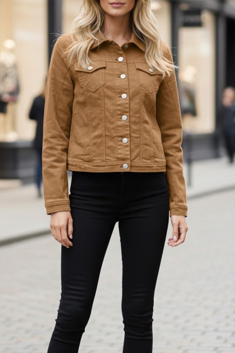 Kurtka KALBA CAMEL, Kolor : jasnobrązowy, IVET.PL - Modna odzież