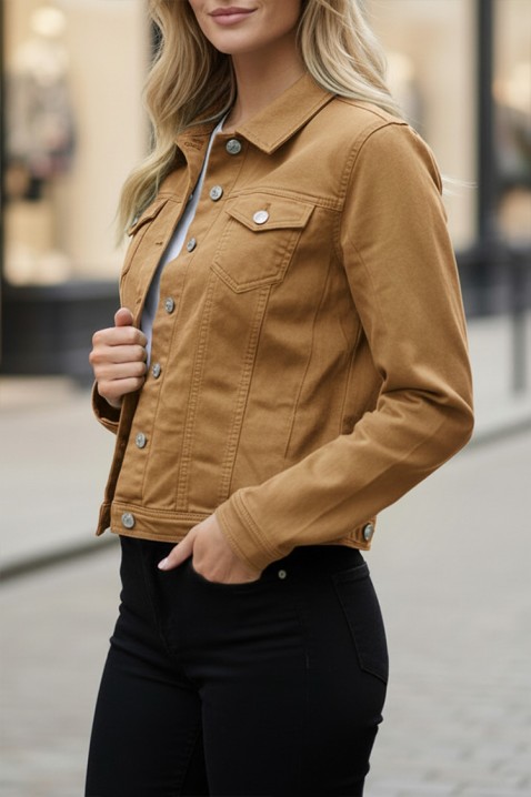 Kurtka KALBA CAMEL, Kolor : jasnobrązowy, IVET.PL - Modna odzież