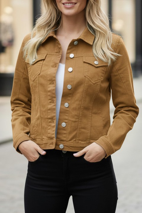 Kurtka KALBA CAMEL, Kolor : jasnobrązowy, IVET.PL - Modna odzież