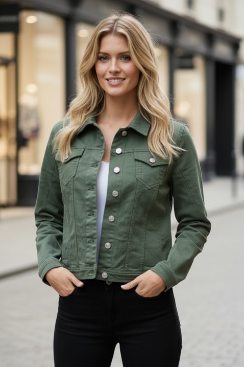 Kurtka KALBA KHAKI, Kolor : khaki, IVET.PL - Modna odzież