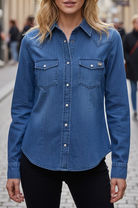 Koszula TOFEZA, Kolor : chabrowy, IVET.PL - Modna odzież