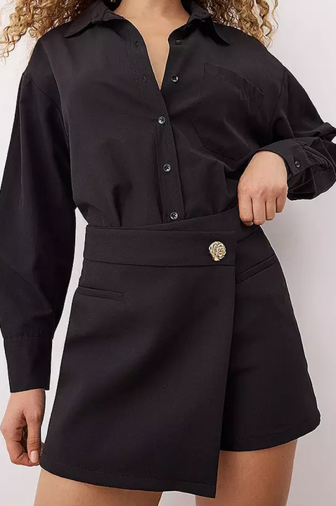 Spódnico - spodnie ALDRELZA BLACK, Kolor : czarny, IVET.PL - Modna odzież