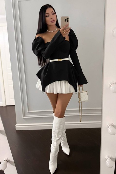 Sukienka DOLENZA BLACK, Kolor : czarny, IVET.PL - Modna odzież