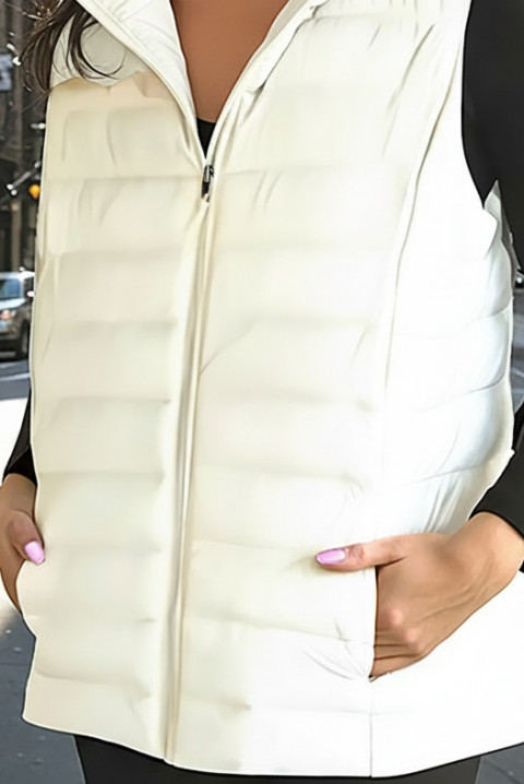 Kamizelka LOMEIRA WHITE, Kolor : biały, IVET.PL - Modna odzież