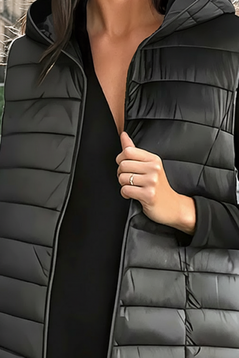 Kamizelka LOMEIRA BLACK, Kolor : czarny, IVET.PL - Modna odzież