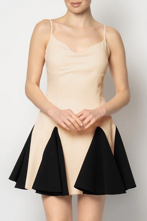 Sukienka KRONDILZA ECRU, Kolor : ecru, IVET.PL - Modna odzież