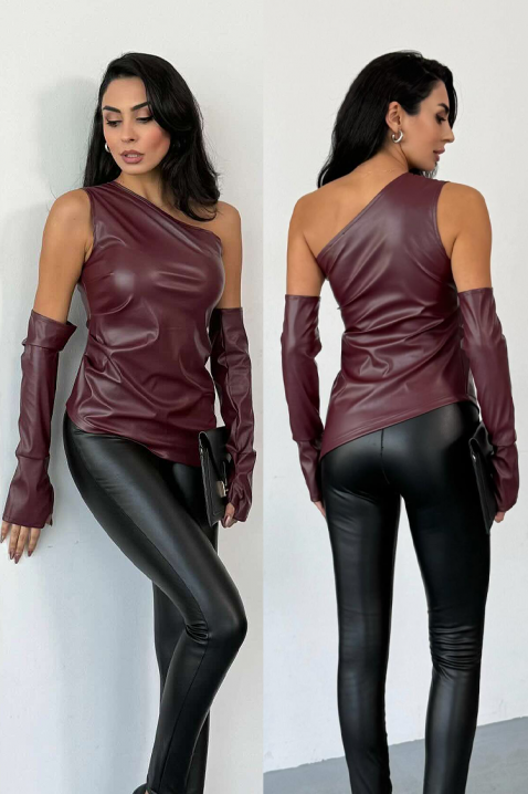 Top ATANALZA, Kolor : bordowy, IVET.PL - Modna odzież