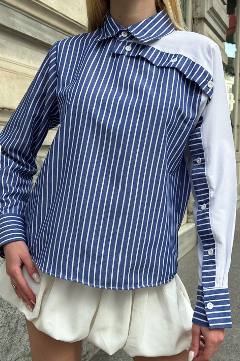 Koszula RAGLENZA, Kolor : chabrowy, IVET.PL - Modna odzież