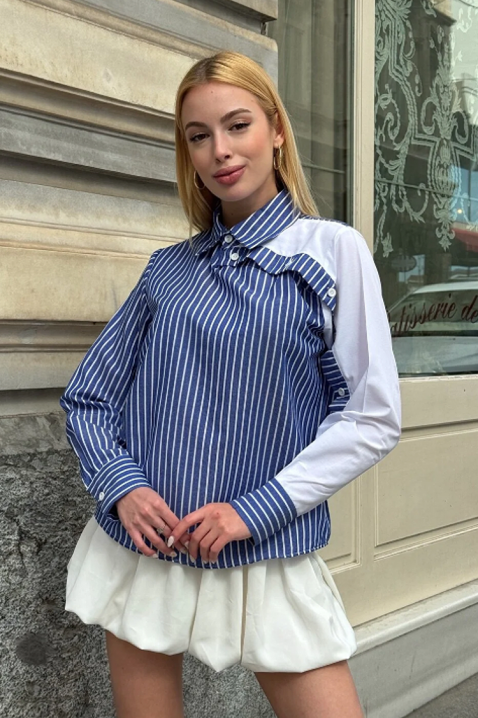 Koszula RAGLENZA, Kolor : chabrowy, IVET.PL - Modna odzież