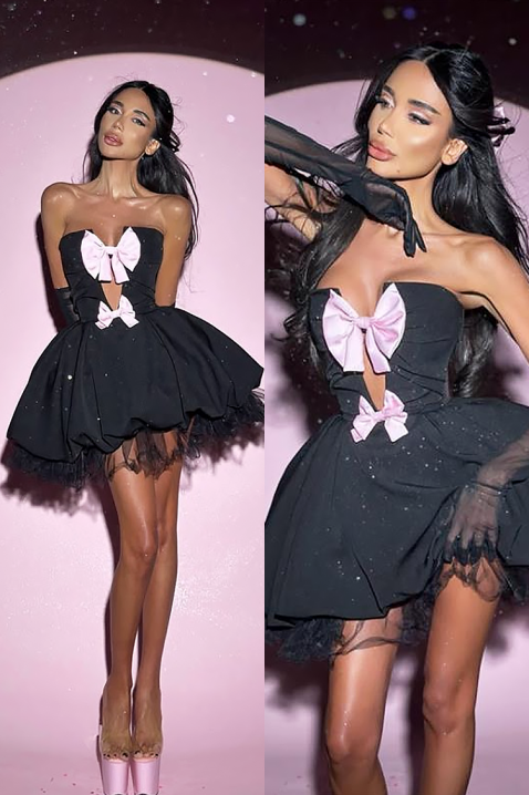 Sukienka ALEVOLZA, Kolor : czarny, IVET.PL - Modna odzież