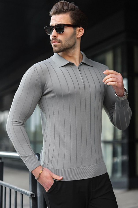 Bluzka NERFEDO, Kolor : szary, IVET.PL - Modna odzież