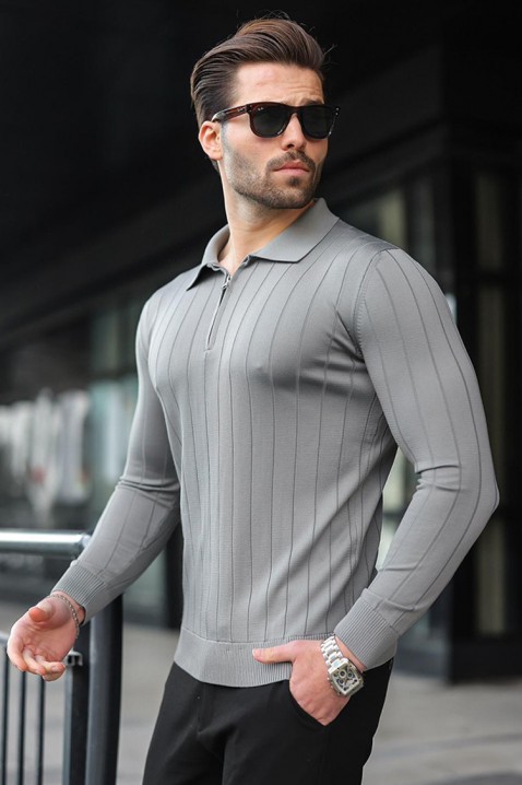 Bluzka NERFEDO, Kolor : szary, IVET.PL - Modna odzież