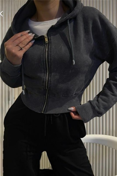 Bluza GRAFELZA, Kolor : grafitowy, IVET.PL - Modna odzież