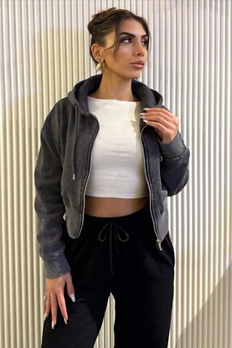 Bluza GRAFELZA, Kolor : grafitowy, IVET.PL - Modna odzież