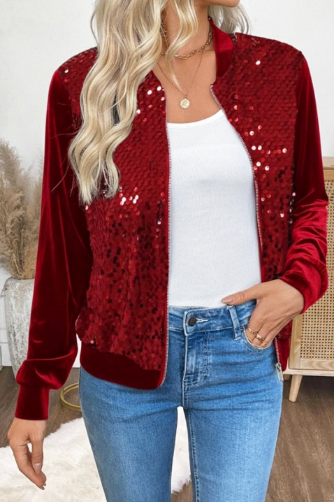 Bluza DEZILVA RED, Kolor : czerwony, IVET.PL - Modna odzież