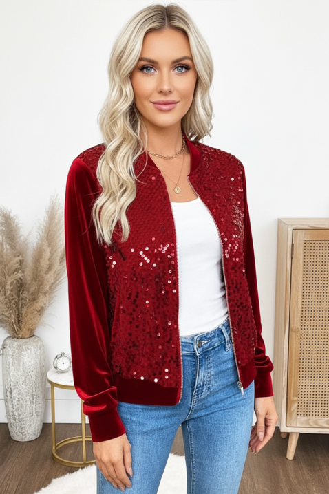 Bluza DEZILVA RED, Kolor : czerwony, IVET.PL - Modna odzież