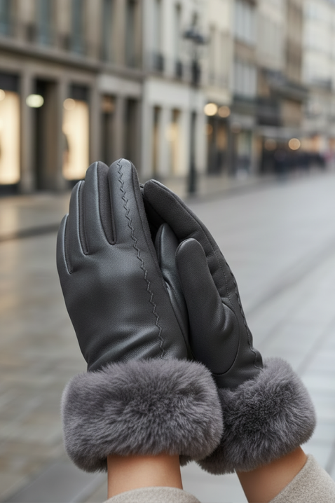 Rękawiczki POLIARZA GRAFIT, Kolor : grafitowy, IVET.PL - Modna odzież