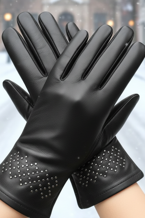 Rękawiczki VAKALZA BLACK, Kolor : czarny, IVET.PL - Modna odzież