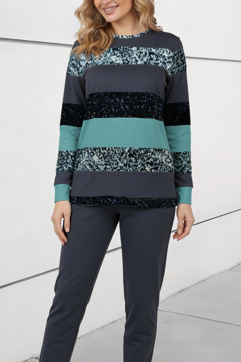 Komplet VERGIONA TURQUA, Kolor : turkusowy, IVET.PL - Modna odzież