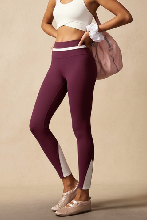 Legginsy KELFERA BORDO, Kolor : bordowy, IVET.PL - Modna odzież