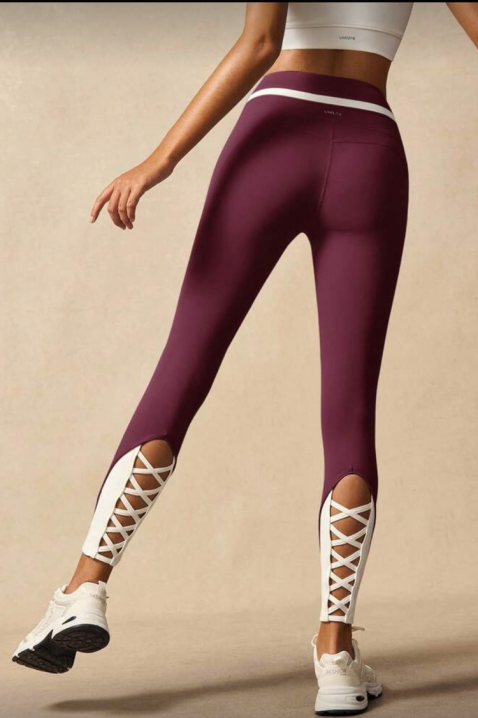 Legginsy KELFERA BORDO, Kolor : bordowy, IVET.PL - Modna odzież