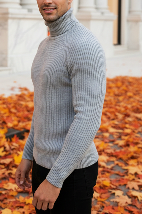 Golf BERFEN GREY, Kolor : szary, IVET.PL - Modna odzież