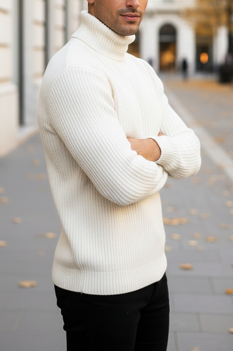 Golf BERFEN WHITE, Kolor : biały, IVET.PL - Modna odzież