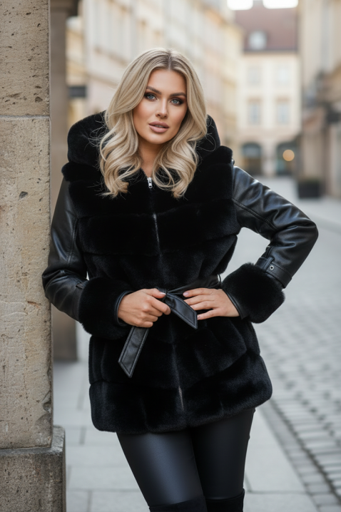 Kurtka DAVRENDA, Kolor : czarny, IVET.PL - Modna odzież