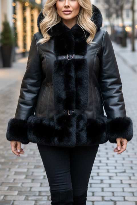 Kurtka DALMINZA BLACK, Kolor : czarny, IVET.PL - Modna odzież