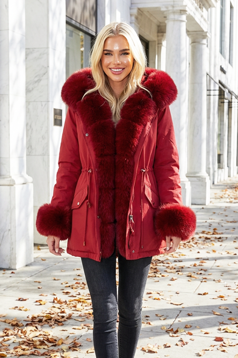 Kurtka OLGINDA, Kolor : czerwony, IVET.PL - Modna odzież