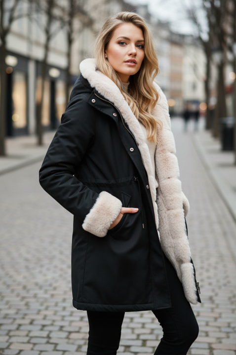 Kurtka PLOTALZA, Kolor : czarny, IVET.PL - Modna odzież