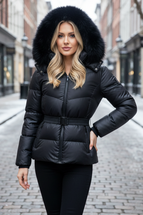 Kurtka FROZILIA BLACK, Kolor : czarny, IVET.PL - Modna odzież