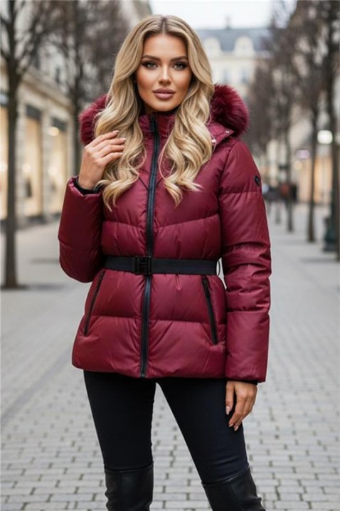 Kurtka FROZILIA RED, Kolor : czerwony, IVET.PL - Modna odzież