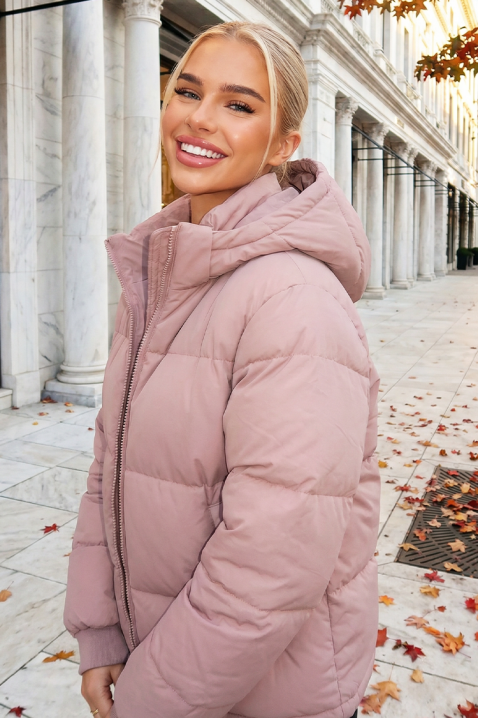 Kurtka PLORZILA, Kolor : pudrowy róż, IVET.PL - Modna odzież