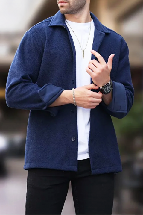 Koszula ROXEN NAVY, Kolor : granatowy, IVET.PL - Modna odzież