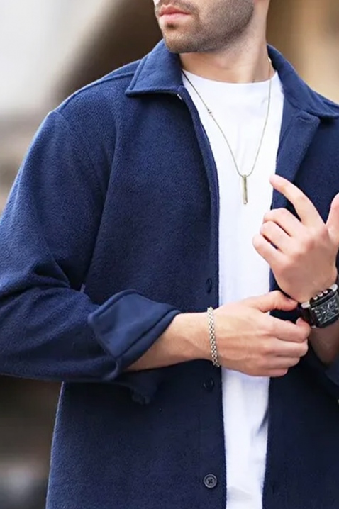 Koszula ROXEN NAVY, Kolor : granatowy, IVET.PL - Modna odzież