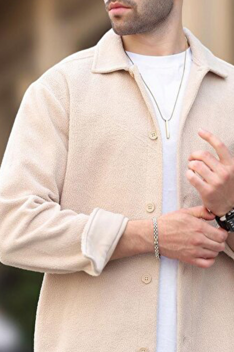 Koszula ROXEN BEIGE, Kolor :  beżowy, IVET.PL - Modna odzież