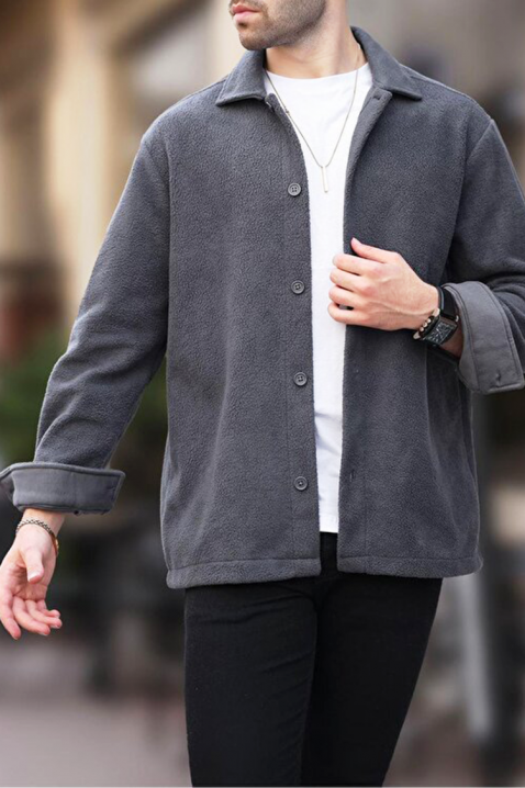 Koszula ROXEN GRAFIT, Kolor : grafitowy, IVET.PL - Modna odzież