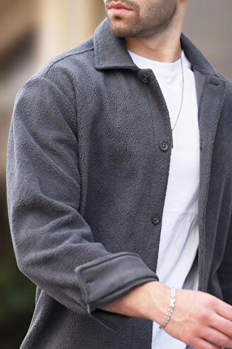 Koszula ROXEN GRAFIT, Kolor : grafitowy, IVET.PL - Modna odzież