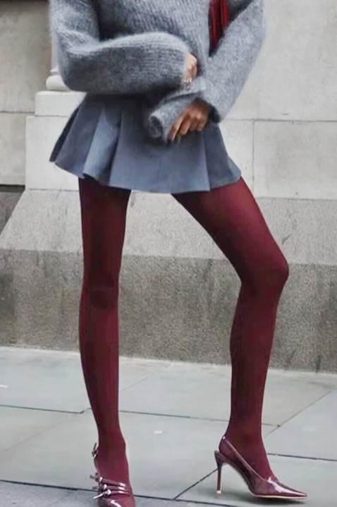 Rajstopy CANDIGA, Kolor : bordowy, IVET.PL - Modna odzież