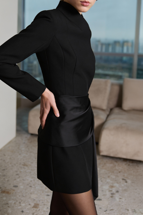 Sukienka CHEMPALA, Kolor : czarny, IVET.PL - Modna odzież