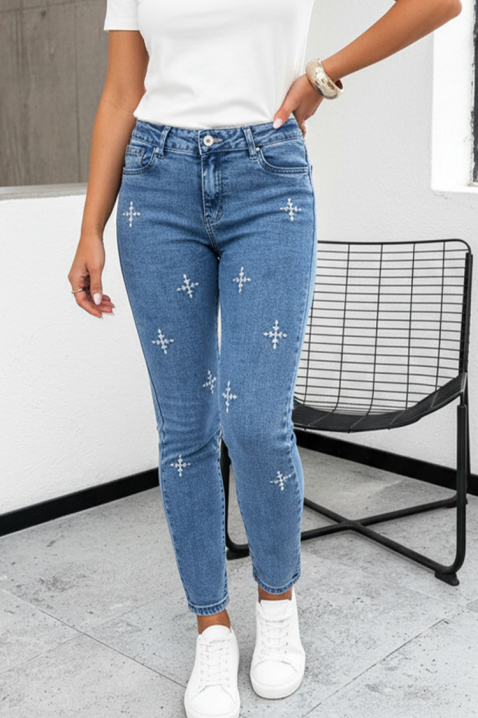 Jeansy GAMFIRA, Kolor : chabrowy, IVET.PL - Modna odzież