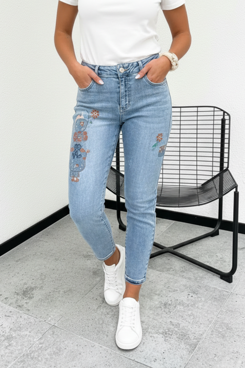 Jeansy GAMSOTA, Kolor : chabrowy, IVET.PL - Modna odzież