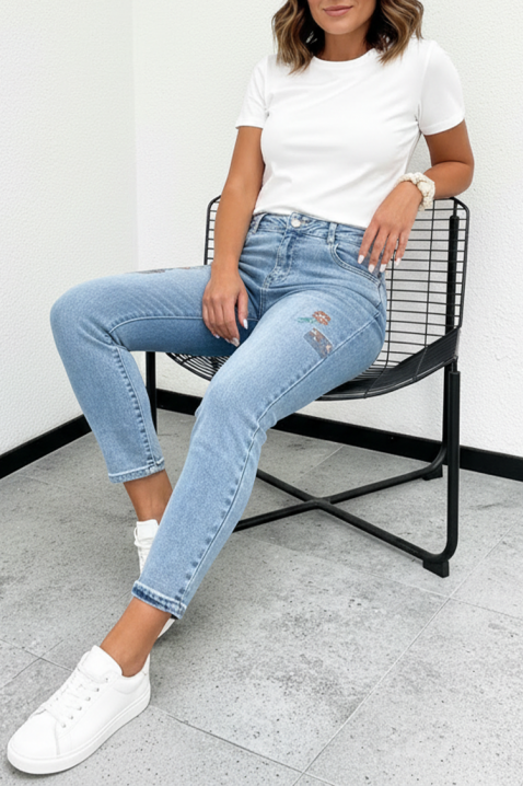 Jeansy GAMSOTA, Kolor : chabrowy, IVET.PL - Modna odzież