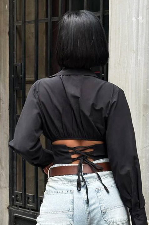 Koszula BANSOLTA BLACK, Kolor : czarny, IVET.PL - Modna odzież