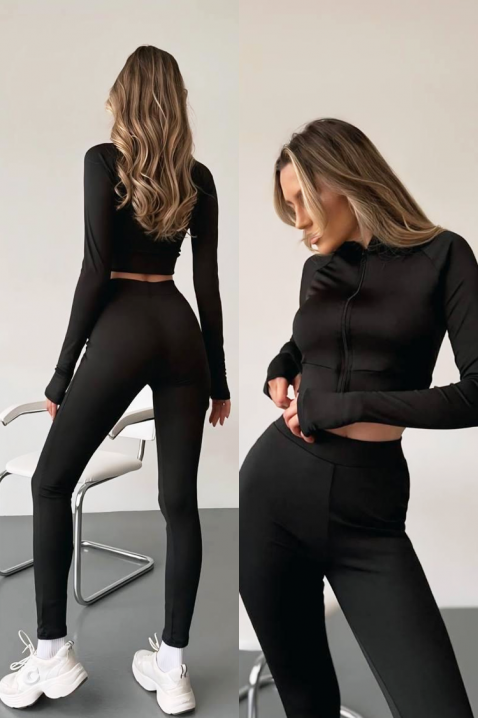 Komplet GANZIOLA, Kolor : czarny, IVET.PL - Modna odzież