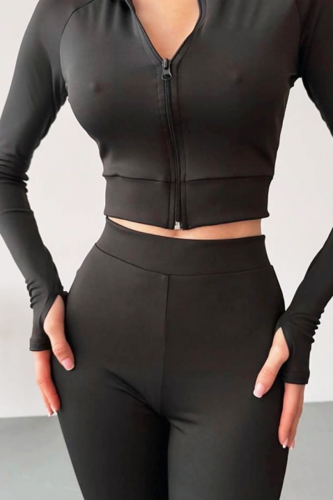 Komplet GANZIOLA, Kolor : czarny, IVET.PL - Modna odzież